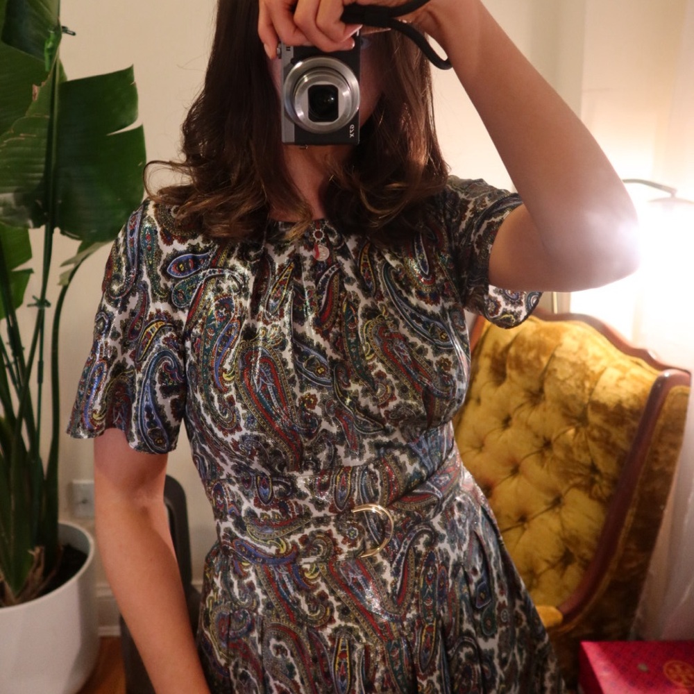 Diane von Furstenburg Ana Paisley Print Dress - Picture 3 of 4